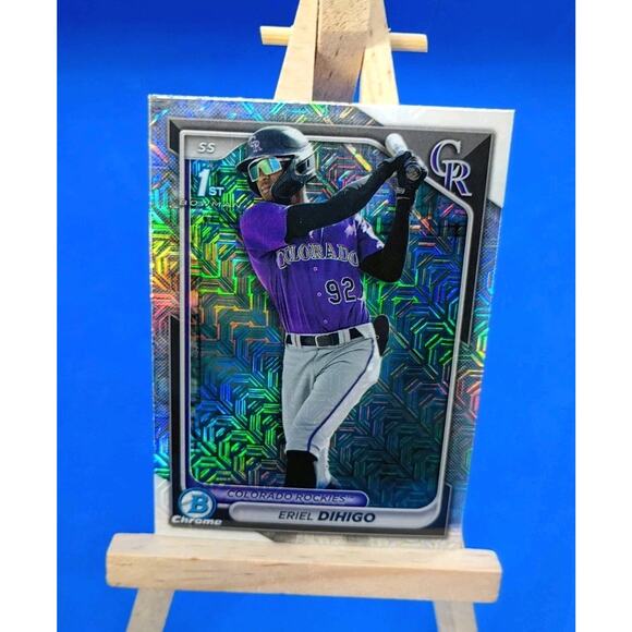 2024 Bowman - Endy Rodriguez #68 Chrome Mojo Refractor (RC) - Picture 1 of 7